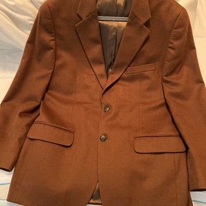 Chocolate cashmere blazer 40S (40R)